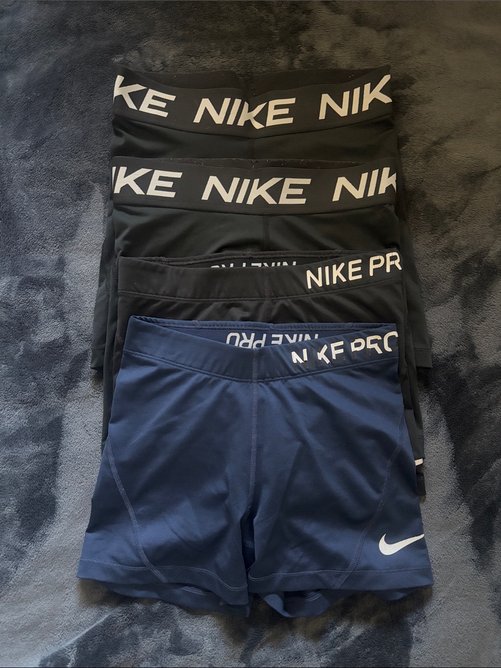 Nike Pro Compression Shorts - Black & Navy